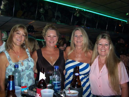 some of my friends and me at the Bull