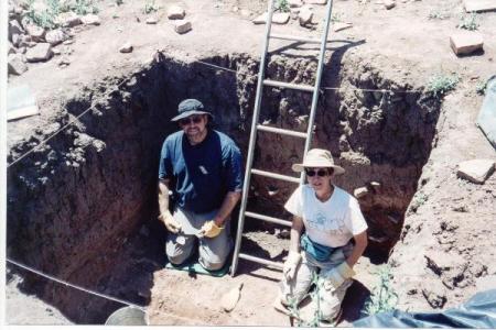 Excavating a kiva in Colorado