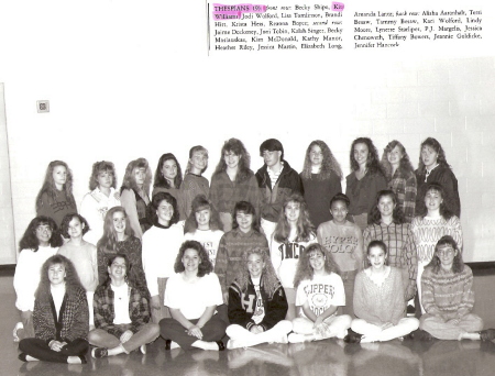 HHS Thespians- Ninth grade 1992-3