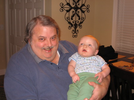 My best buddy, my grandson, Boston and me