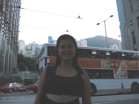 My wife in Hong Kong