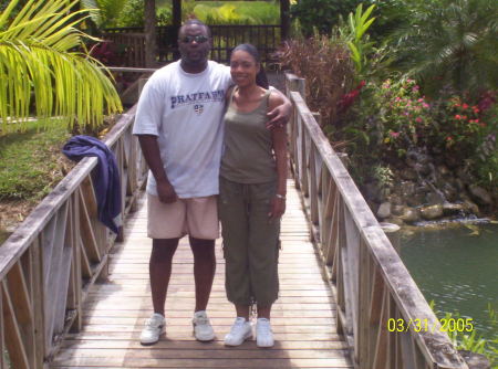 My husband and I in Ocho Rios, Jamaica