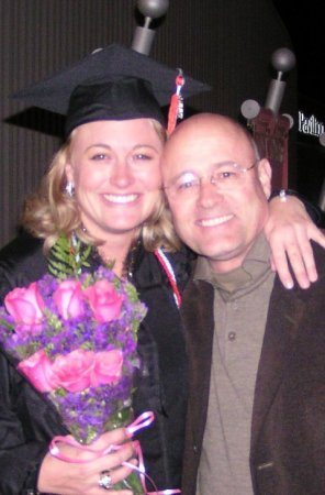 My dad and I at graduation Dec 2004