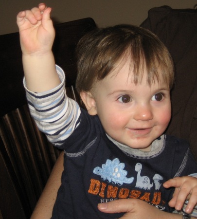 Dylan partying on New Year's Eve