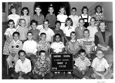 Harding Elementary 2nd Grade 1958
