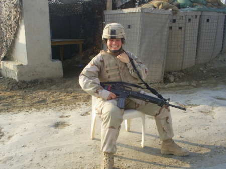 GUARDING THE GATE IN IRAQ