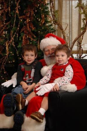 Our first visit with Santa