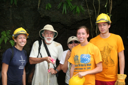 The Kids with Laura's parents in Panama