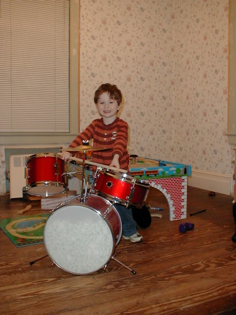 James, on the drums!