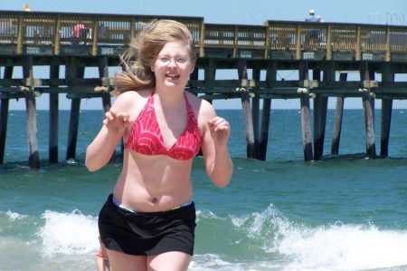 Grandaughter at the beach