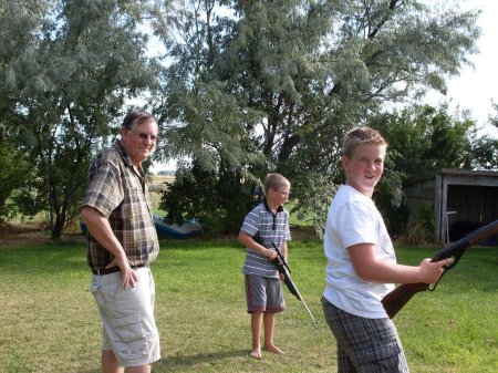 Dad and the boys and their "toys"