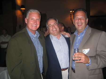 Rob Peleman Mike Scapini and I at the 30th reunion