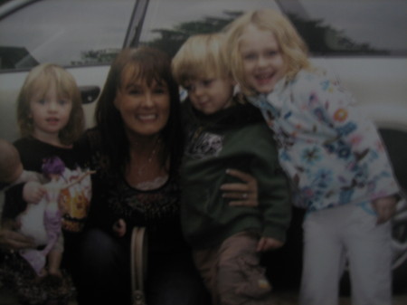 Lynette 2007 with 3 of 9 grandbabies!