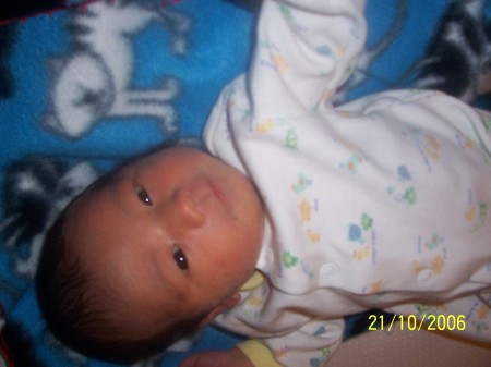 my grandson Conner 1 month born oct 18 2006