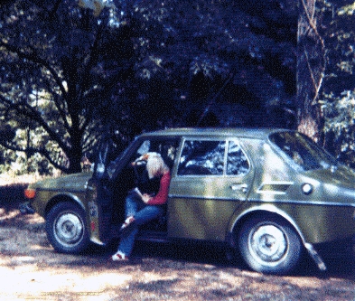 Vanessa and Saab 99