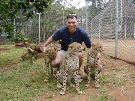 Me and the cheetahs