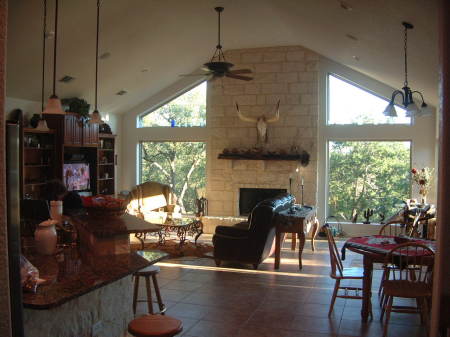 Home in the Texas hills