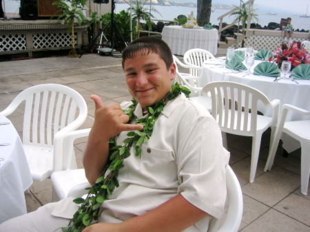 My son, Kyle in Hawaii