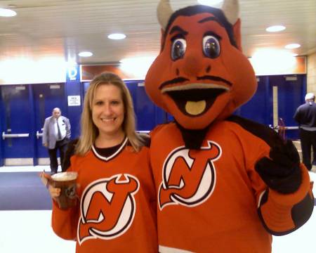 NJ Devils mascot Oct 2006