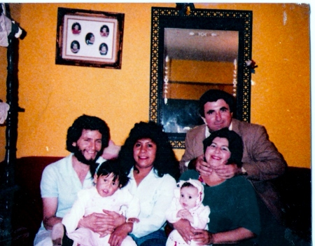 My sister in law and hubby with their son  plus me and my beautiful mexican wife Josefina with Carmen Arauz