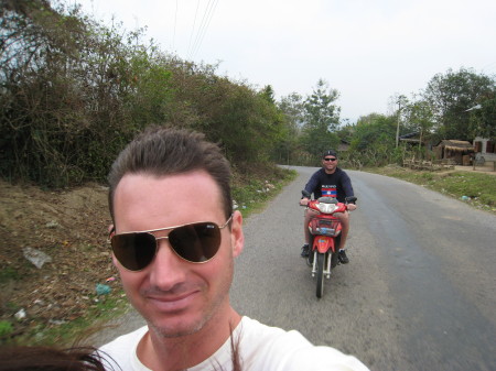 me and thrasher in Lao