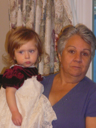 Amelia with Nana