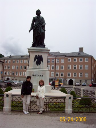 My friend Mayra and I in Salsburg, Austria.