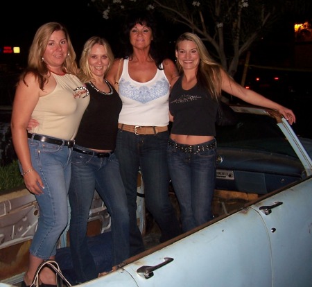 Girls Night out at a car show