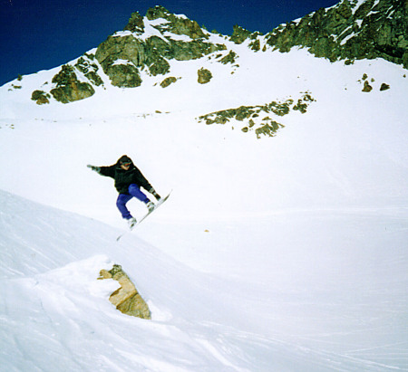 Snowboarding in Switzerland