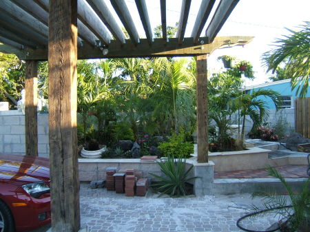 View of Front door patio area