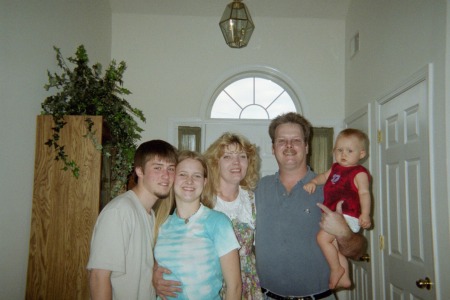 My son-in-law, Andrew, daughter, Brooke, me, Sharon and Joey