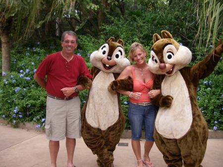 My Husband & I at Disney