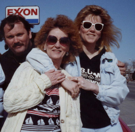 John, Mom  and me.  Nevada 1992