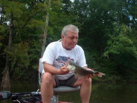 Lake off of the Alabama river.  Our favorite stomping grounds.