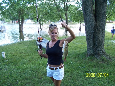 Me fishing at the Lake