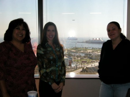 Me with coworkers overlooking the Queenmary
