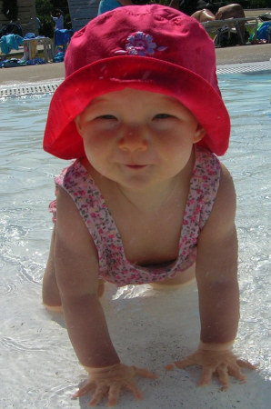 My Little Water Bug- Katrina!