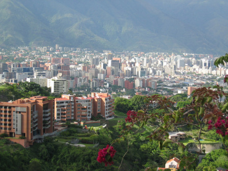 View from home in Caracas, Venezuela, 2004
