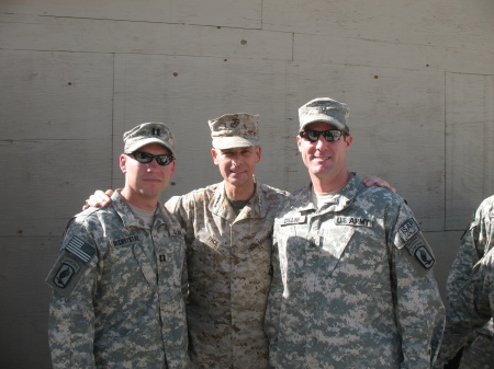 Afghanistan 2007 with the Chairman of the Joint Chiefs, GEN Peter Pace and CPT Rob McChrystal