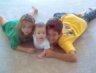 My stepson Ryan, our six year old Taylor and baby Chase