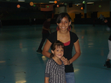 Granddaughters Roller Skating