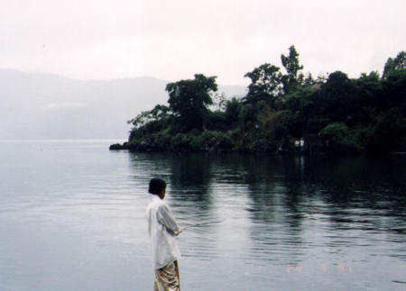 Fisherman in Bali