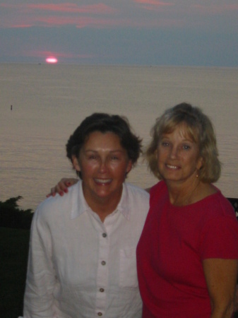 Myself and workmate on Lake Erie July 6, 2006