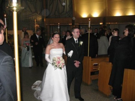 Chris & I on our Wedding Day!