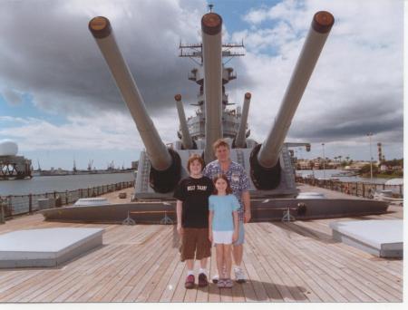 On the Deck of the USS Missouri what History!