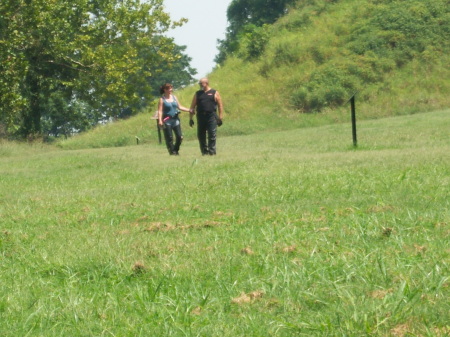 Me and Freda on the Natchez Trace