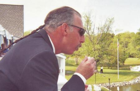 Poppy Blowing Bubbles at Wedding