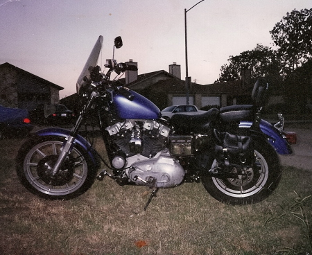 my old 1000cc harley sportster