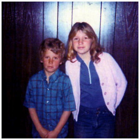 Me and my brother, Paul 1971