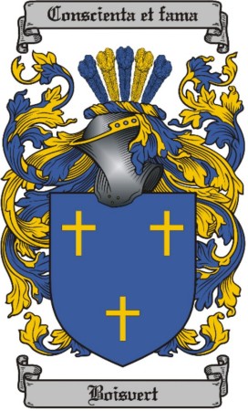 Boisvert Coat of Arms